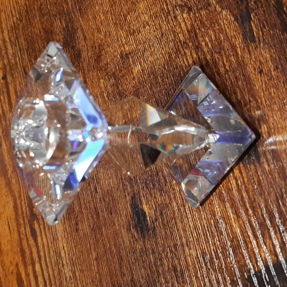 Silver Swarovski crystal candleholder - Picture 3 of 10